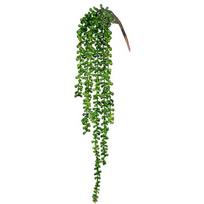 1/4Pcs Artificial Lover Tears Succulents Plant 5 Forks Realistic Home Garden Indoor Outdoor Hanging Green Faux Pearls Senecio Rowleyanus Decoration 1pc