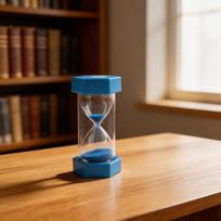 Ful Hourglass Sand Timer Efficient Time Management Safe For Kids Blue 5 Minute