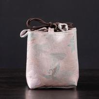 Chinese Style Brocade Tea Set Storage Bag Thickened Embroidered Chinese Style Bag Tea Accessories Bag Chinese Tea Culture