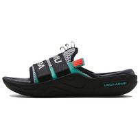 Under Armour vyriškos UA Alpha šlepetės komfortiškos įslystamosios basutės pilkos juodos 3025051-102 46 black