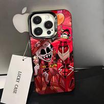 HazbinS H-Hotels AlastorS Phone Case For iPhone 16,15,14,13,12,11,Pro,XS,Max,Plus,Mini,SE Black Candy Matte Shockproof Cover iPhone13PRO