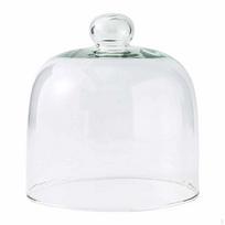 Pyrago Dangtelio Vitrina Stiklinis Gaubtas Maisto Restoranams Namams 17cmx16cm white