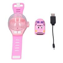 RC Car Watch Toys Cute Shape USB Charging Silicone Strap Wrist RC Car Watch Toy for Boys Girls