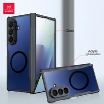 Xundd for Samsung Galaxy Z Fold 7 Magnetic Holder Case Hinge Coverage Protection Built-in Screen Protector Just Case&Galaxy Z Fold7
