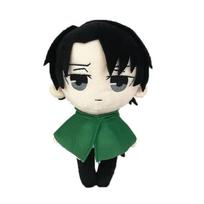 20cm Anime Titanų Ataka Pliušiniai Žaislai Lėlė Mielas Ir Žavingas Levi Eren Mikasa Žavingas Mielas Ir Žavingas Kolekcija Žalias Pliušinis Gimimo Data balta