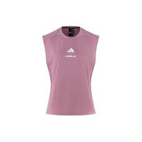 Adidas X Les Mills Co-branded Logo Crew Neck Vest, Women Comfort Casual Sleeveless Tops Brown Purple JE1805 XL