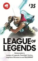 League of Legends Gift Card 35GBP - Riot Key UNITED KINGDOM