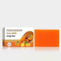 Persimmon Soap Bar for Body Odor Control Purifying Deodorizing Body Wash with Goat Milk for Eliminating Body Odor for Skin Brightening, Natural Deod 1pc