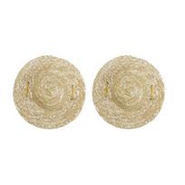 Fresh Retro Style Sun Dog Straw Cap For Small To Medium Size Pets- Cat Dog Hat Cute Costume Accessory Supplies Farmer