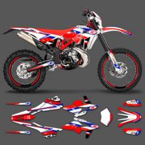 SPACE Custom Motorcycle Graphics Background Decal for Beta 250 300 RR 2018 2019 18-19 Enduro Stickers Kits 08
