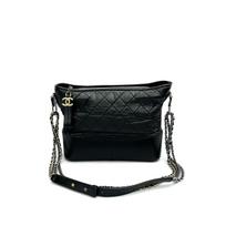 [Pre-Owned] Gabrielle Vintage Chain Leather Shoulder Crossbody Bag Large - Very Good #1MVQ89F ONE SIZE
