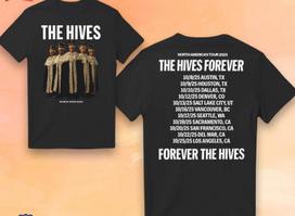 The Hives North American Tour 2026 Shirt T-Shirt shirt XXL