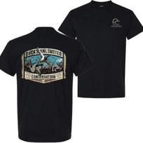 Ducks Unlimited Conservation Shirt - Waterfowl Hunting Graphic Tee Unisex T-Shirt L