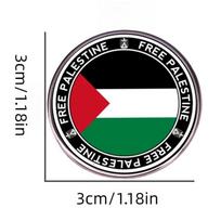 Palestinian Flag Crest Badge Pin Unisex Design Perfect For Summer 2023