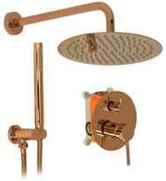 Potinkinė dušo sistema Rea Lungo Copper + DĖŽUTĖ