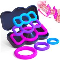 SuperLove Premium Liquid Silicone Cock Ring Set