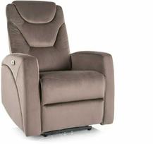 Sofa Signal Meble Signal Kronos Velvet atlošiamas fotelis