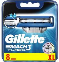 Gillette Skustuvo peiliukai Mach3 Turbo 8 vnt.