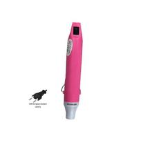 Mini Heat Gun for Crafting CN plug (adapter included) rožinė