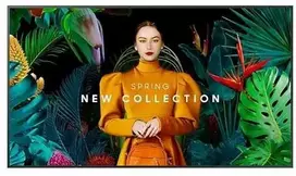 Samsung Profesionalus monitorius qb75c 75 colių blizgus 16h/7 350(cd/m2) 3840x2160 (UHD) S10 grotuvas (tizen 7) Wi-Fi/BT 3 metai vietoje (lh75qbcebgcxen)