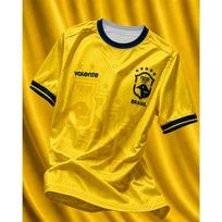2026 Paraná FC Futbolo Marškinėliai, Suaugusiųjų ir Vaikų Sportiniai bei Laisvalaikio Marškinėliai, Kvėpuojantys, Greitai Džiūstantys, Minkšti ir Patogūs Vasarai. S geltona