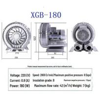 ChuangJingPin XGB Series High-Pressure Vortex Blower CN plug (adapter included)