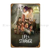 Life Is Strange Cinematic Movie Poster Metal Sign Poster Home Customize Wall Mural Garage Character Tin Sign Poster 20x30cm（7.8x11.8inch）