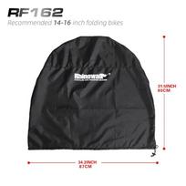 Rhinowalk Folding Bike Storage Bag Cover Portable Fits 20-Inch Or 16-Inch Folding Bike Light Bike Travel Carry Handbag RF162-Fit 16-14 inch