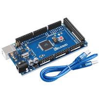 ELEGOO MEGA R3 Board ATmega 2560 + USB Cable, Compatible with Arduino® IDE Projects — RoHS Compliant Black Blue EL-CB-003-BLUE