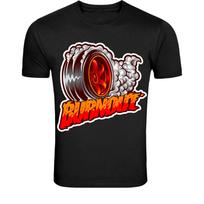 Burnout Tire Smoke T-Shirt - Car Racing Drift Graphic Tee XXXXL