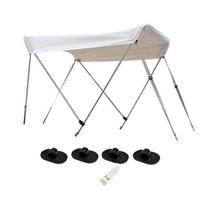 Bimini Tops for Boats Top Universal Parts Wind Boat Sun Shade Canopy Canoe Sun Shade for Marine Kayak Replacement Sailboat