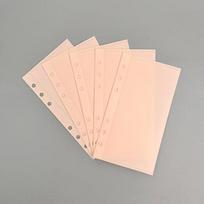A6 Binder Notebook Accessories Removable Notebook Book Core 6-hole Cash Budget PP Bag Office Stationery (as the picture,A6)