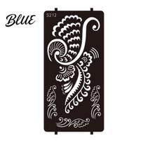 Henna Stencil for Hands Reusable Indian Tattoo Stencils Mehndi Hand Painting Templates Vine Curly Grass DIY Flower Pattern Body Art Festival Makeup C