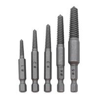 5pieces Heavy-Duty Damaged Screw Extractor Easily Remove Stripped Screws 1