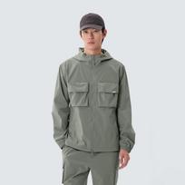 [Snowpeak] Route Out Pocket Windbreaker Light Khaki (S25MMRWB60) 95