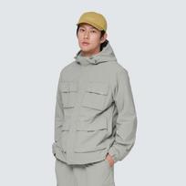 [Snowpeak] Root Utility Windbreaker Beige Gray (S24FMRWB66) 100
