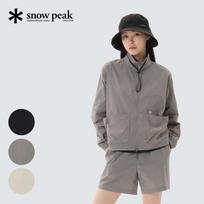 [Snowpeak] Route Women's Stand-Neck Windbreaker (S26MWRWB65) Black-85(S)