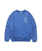 The Vinyl House Bleach Logo Sweatshirts Blue (Vh2Dfum447A) Blue/L