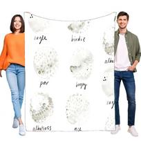 Soft Cozy Warm Golf Score Blanket Throw, Abstract Watercolor Eagle Birdie Par Bogey Albatross Ace Print for Bed Sofa Home Decor Size: 75*100cm, Weight: 230 GSM