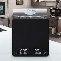 /ODM High 0.1g Home Barista Espresso Coffee Scale Heavy-Duty Long-Lasting Coffee Scale with CE/ROHS Certification (Black,0.1 g&3 kg&160*155*26MM) juoda