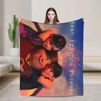 Trollhunters Tales Of Arcadia Flannel Blanket Soft Throw Blanket for Couch Bed Airplane Travel Pattern Bedspread Sofa Bed Cover Size: 75*100cm, Weight: 230 GSM