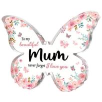 Decorations Butterfly-Shaped Acrylic Plaque Acrylic Gifts for Mum  Valentines Day Butterfly
