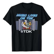 Marškinėliai Music Lives On Tdk (klaviatūra, Gitara, Trimitas) L gray