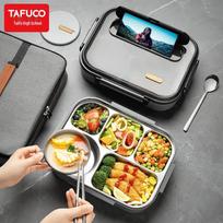 TAFUCO Elegant 304 Stainless Steel 5-Compartment Bento Lunch Box