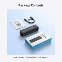 TELESIN 5000Mha Battery Handle for DJI OSMO Pocket 4 3 Camera Hand Grip Holder Mount Powerbank Wireless Charging For Pocket 4 3 Battery Handle
