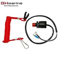 6E9-82575 Universal Kill Stop Switch and Lanyard For Yamaha Outboard 6 8 9.9 15 25 30 40 HP 2 Stroke 6E9-82575-02-00 6E9-82575-00