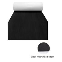 2400x450x6mm EVA Foam Faux Teak Boat Decking Mat Black Deck Sheet Yacht Flooring Anti Skid Self Adhesive Vehicle Pad CNC DIY juoda balta spalva
