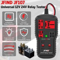 Car Relay Tester Voltage Tester Universal 12V 24V LED Indicator Light  Automotive Car Battery Check Relay Diagnostic Tools JF107 Relay Tester