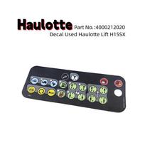 4000212020 Lipdukas Viršutinė valdymo dėžė Haulotte keltuvui H15SX black