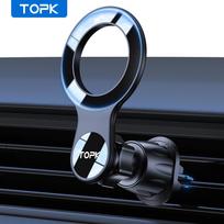TOPK MagSafe Car Phone Holder Strong Magnetic Air Vent Mount Car Phone Stand Compatible with iPhone 15 Series Magnetic Case For Air Vent